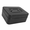 Small Locking Cash Box Portable Double Layers Safe Metal Money