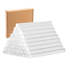 ORAGKE Hot Glue Sticks 7 mm x 100 mm Pack of 100 Hot Glue Gun Sticks High Strength Quick Drying Hot Glue Sticks for DIY Crafts Repair DIY Hot Glue Gun Glue Sticks Transparent