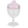 Crumye Princess Wine Sippy Cup Spill Proof, Fancy Wine Glass