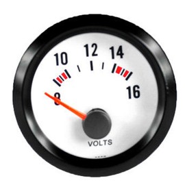 Mintice™ Car Motor Vehicle Black Face 2" 52mm Pointer Volt Voltage Gauge Meter LED Light