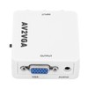 For AV to VGA Conveter Portable 1920x1080 HD AV2VGA Video