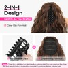 REECHO Ponytail Extension 30" Long Claw Clip Ponytail Extension Curly