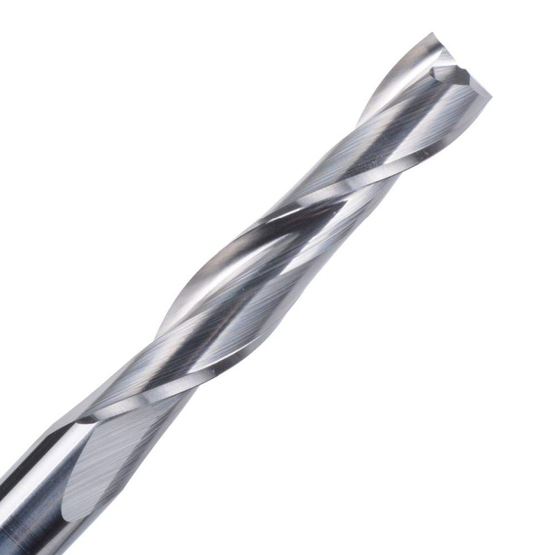 EU_HOZLY 6x32mm Solid Carbide Double Two Flute Spiral Cutter CNC