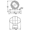 Hella 2XS 955 031-001 Outline Light – Mounting – Lens