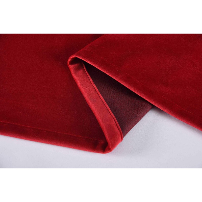Gardinenbox Milano 203571 Blackout Panel Curtain Sliding Curtain Velvet Opaque