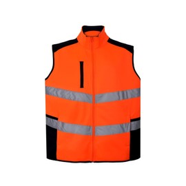 Hi Vis Vests High Vis Vests Zipper Front High Visibility Vest High Reflective Visibility Safety Hi Vis Vest With Pockets Orange Hi Vis Vest Hi Viz Vests Yellow-Orange-Navy-L