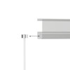 2 Nylon Cable with Square Slider for Gallery/Picture Rails Length