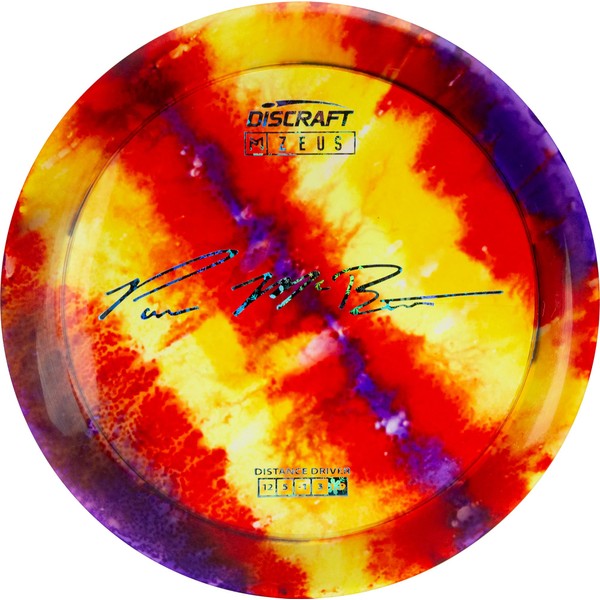 Discraft Paul McBeth Z Fly Dye Zeus 170-172 Gram Distance
