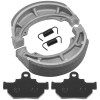 Caltric Front Brake Pads & Rear Brake Shoes for Suzuki