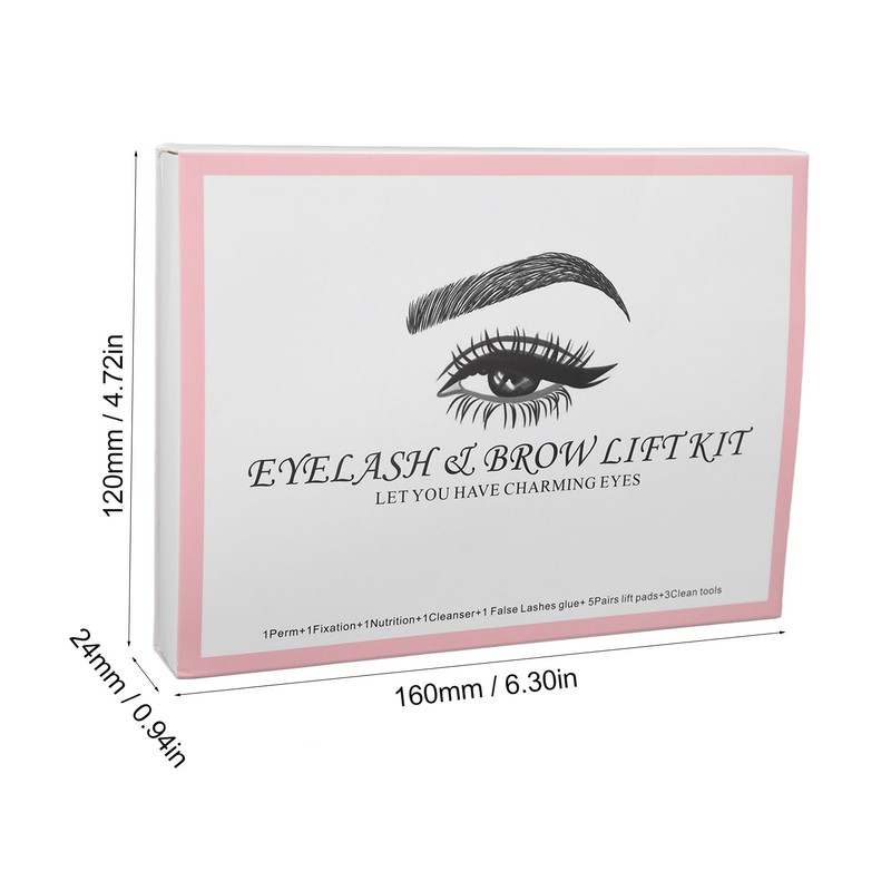 Eyebrow Lamination Kit Semipermanent Safe Moderate 6 to 8 Weeks