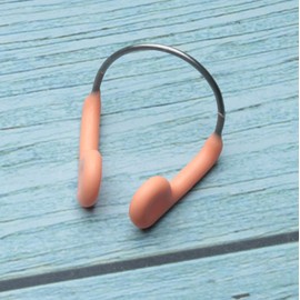 Ruwado 2 Pcs Nose Plugs Swimming Nose Clips Silicone Nose Protector for Adults Kids Beginners Swimming Competition Training Use Accessories (Large - Adult)