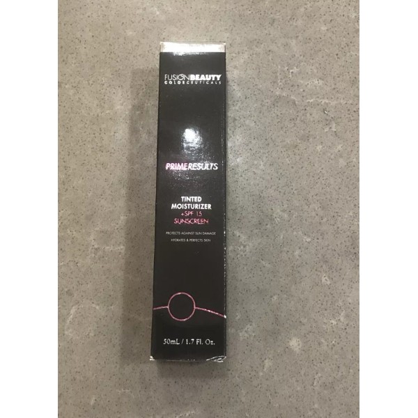Fusion Beauty Prime Results Tinted Moisturizer 1.7 oz BOX Sand