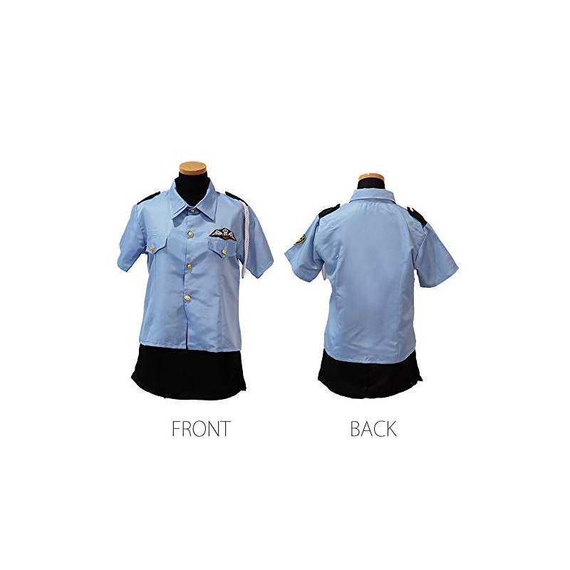 DiamondHearts Police Cosplay 4 Piece Set *Cap, Handcuffs, Shirt, Skirt,