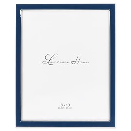 Lawrence Frames 8x10 Navy Enamel Picture Frame, Blue
