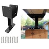 Roof Riser Brackets kit for Pation Pergola,Adjustable Angle Woodwork Post