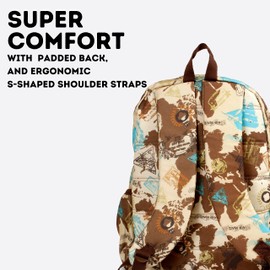 J World New York Oz School Backpack for Girls Boys. Cute Kids Bookbag, Cubes, One Size