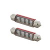 CTW 2 Pack Festoon Red 8 SMD High Power LED