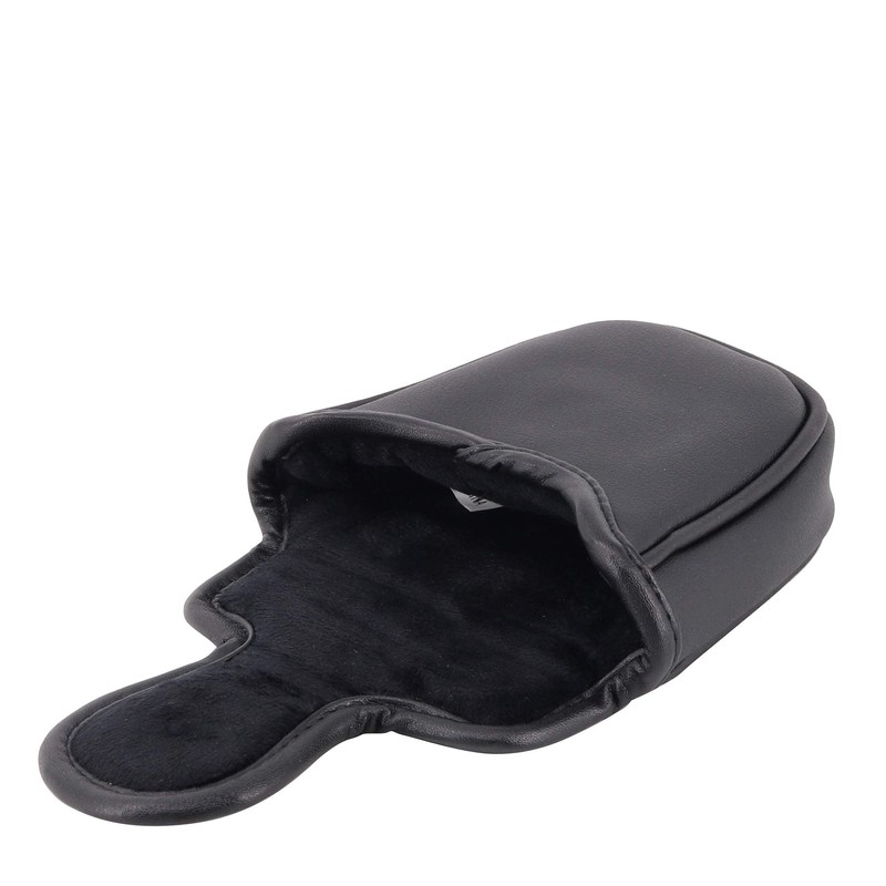 Golf Head Cover Mallet Square Magnetic PU Leather Putter Cover