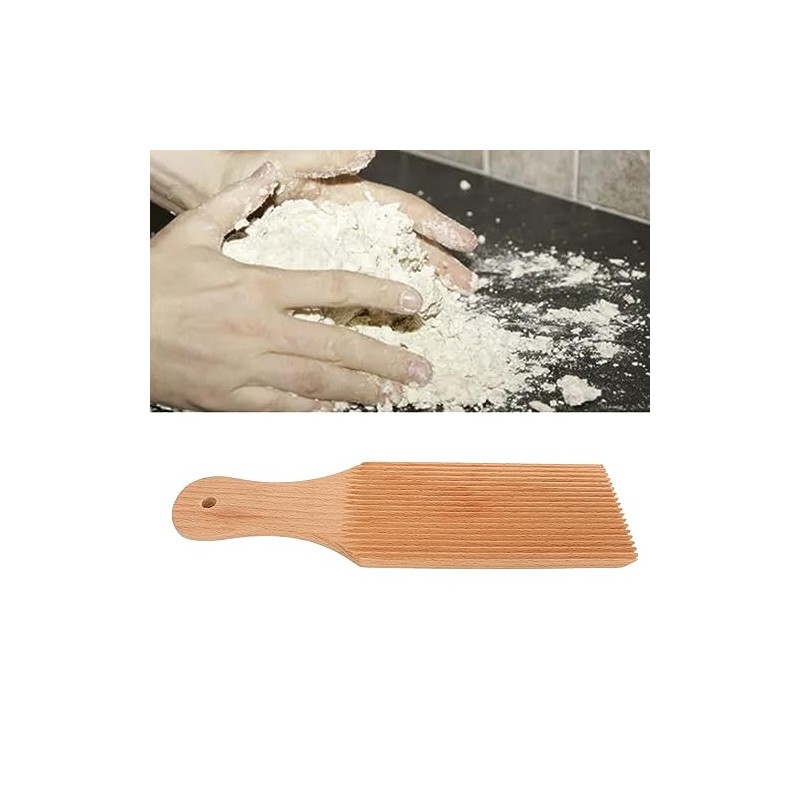 Gnocchi Boards and Wooden Butter Paddles, Unique Curved Gnocchi Board