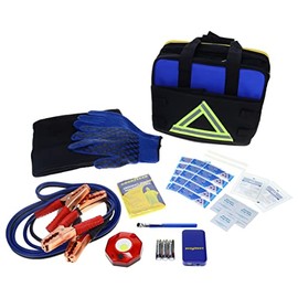Goodyear GY5011 Safety and Storage Kit 2 in 1 Car Accessories for Women and Men, First Aid Roadside Assistance Kit