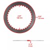 Caltric Clutch Friction Plates Gasket Kit for Kawasaki ZX10R ZX-10R