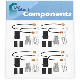 4-Pack 330031 Top Burner Receptacle Kit Replacement for Magic Chef 87LA-1G Range/Cooktop/Oven - Compatible with 330031 Range Burner Receptacle Kit - UpStart Components Brand