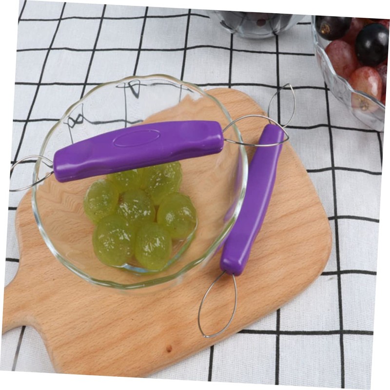 GRIRIW Fruit Peelers Set 2pcs Double-Headed Peeler for Grapes Peeling