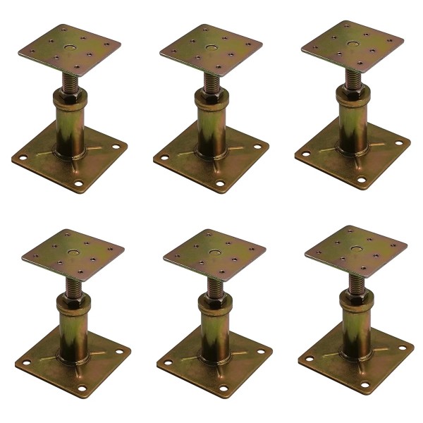 ASTAMOTOR Adjustable 4 1/3" - 7" House Floor Jacks Mini