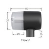 POSH 095092-06 Motorcycle Goods Classical Turn Signals 71 Type