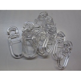 Gardinia Folding Hanging Hooks Transparent, ABS, Nicht Zutreffend