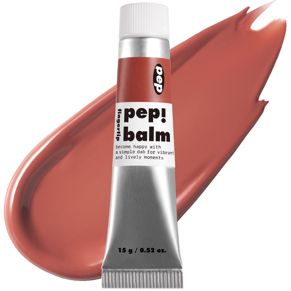 I'M MEME Multi-use Lip and Cheek Tint - Pep! Balm | Wtih Shea Butter, Gift, Liquid Blush and Lip Paint, Travel-Friendly, 004 Corner, 0.52 Oz