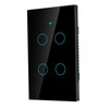 WiFi Touch Screen Switch Single Circle for 4‑Way AC