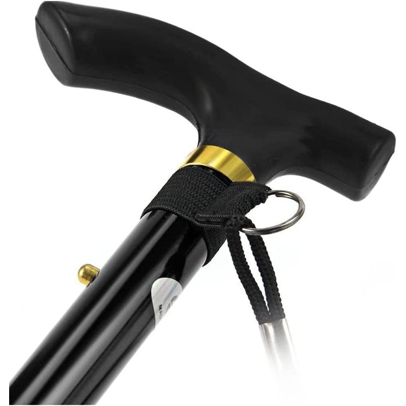 Moguxb Walking Sticks, Black, Foldable Walking Poles, 84-93 cm, Ultralight