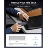 ORICO NVMe SATA SSD Enclosure, USB 3.1 Gen 2 (10