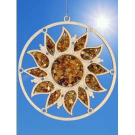 POMMERNTRAUM ® Amber Sun Catcher Window Decoration Window Decoration A Star That Carries Your Name
