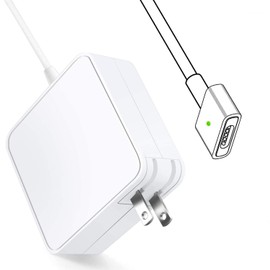 Macbook Pro 互換電源アダプタ 【PSE認証】60W T型 充電器 Mac 互換電源アダプタ T字コネクタ MacBook AirとMac Book Pro 13インチ用（2012 中期以降のモデル）