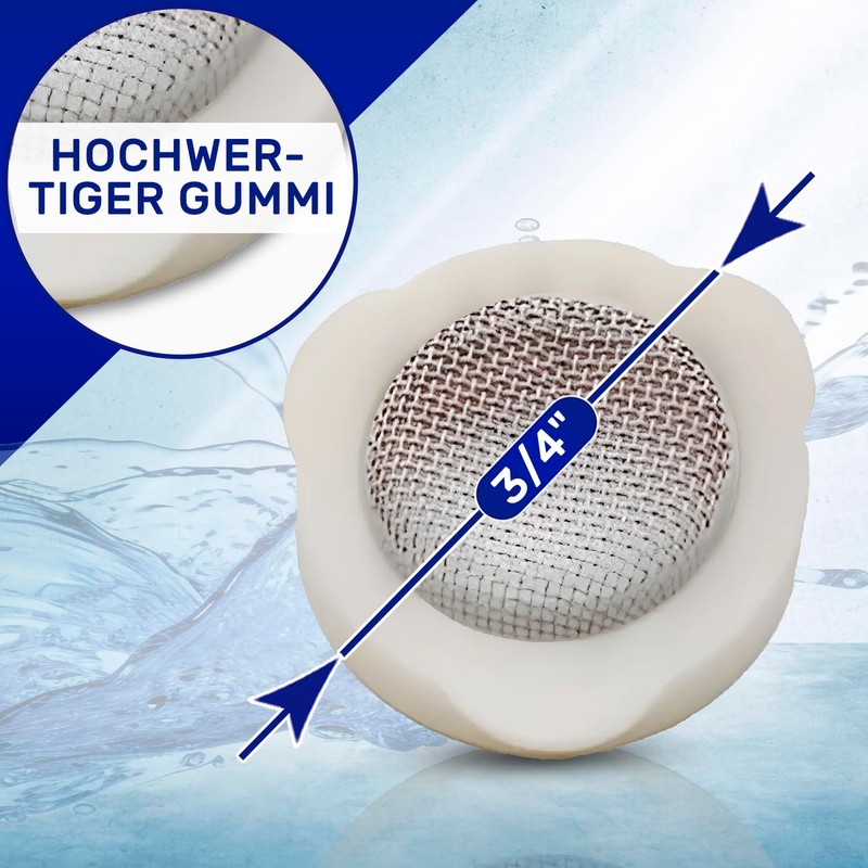 Rubber Seal with Strainer for Inlet Hose Washing Machine with