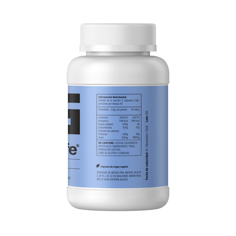 Ancient Health Espirulina Sealife 3 Frascos con 100 Capsulas Cada