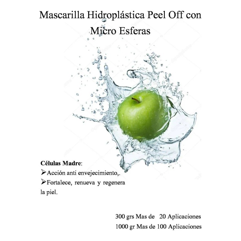 Mascarilla Hidroplastica Polvo 300g + Mas D 20 Aplicaciones