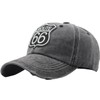 White Fang CZ187 Route 66 Hat, Cap, Cool, Simple, Outdoor,