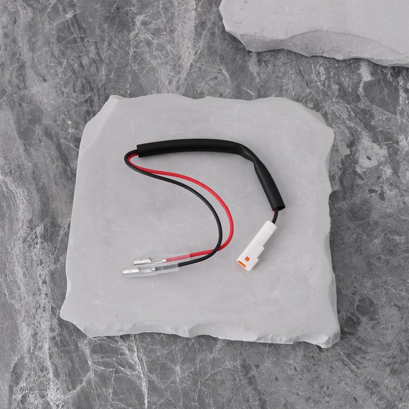 YINETTECH 2 Pieces Motorcycle Adapter Cable JWPF to Bullet Plug