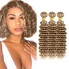 50g 1LX #22 Deep Wave Hair Extensions 14 16 18