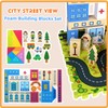 Pleykele City Street View Foam Building Blocks Set for 2-4