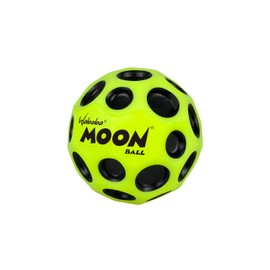 Sunflex® x Waboba® Moon Ball Yellow | Jumping Ball | Jumping Rubber Ball | Play Ball | Ball Crater Creates Popping Sound | Easy to Grip | Bouncing Ball for Children