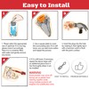 Drywall Anchor Repair Kit,Loose Wall Anchor Fix Patches,Ideal for Drywall