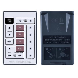 TCNOUMT A9 Remote Control Suitable for Bose Acoustic Wave Music System CD-3000 CD3000 A9, Compatible with Bose Acoustic Wave CD Remote Control, White