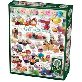 Cobble Hill 1000 Piece Puzzle - Cupcake Time - Sample Poster Included
