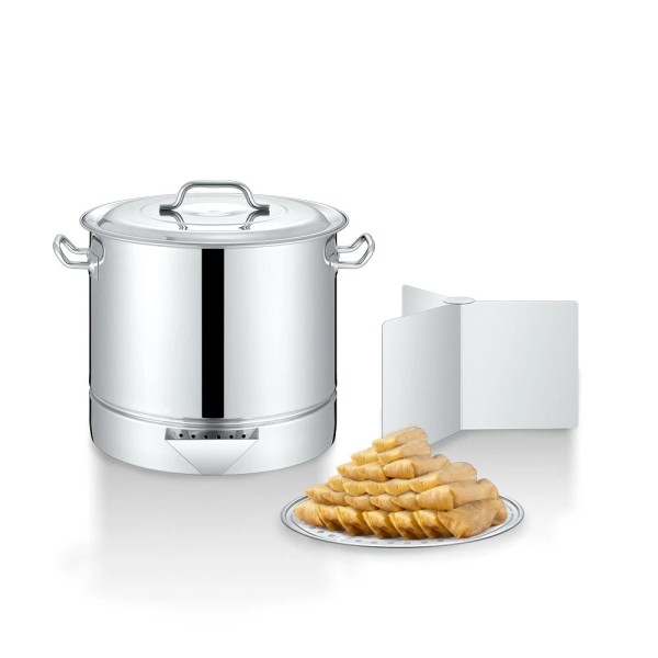 CONCORD Stainless Steel Tamales Steamer Pot - 20 QT