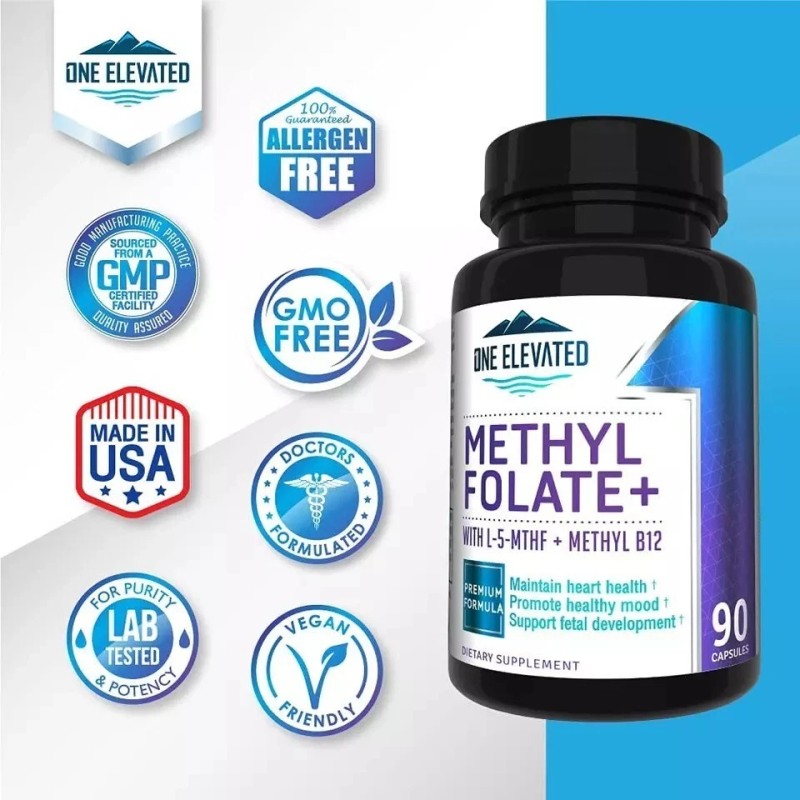 One Elevated Double Strength & Most Bioactive Methyl Folate! Uniquely