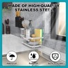 Vanwood Kitchen Sink Caddy Organizer Sponge Holder for Kitchen Sink,